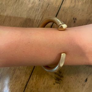 Banana Republic Mock Nail Gold Bangle